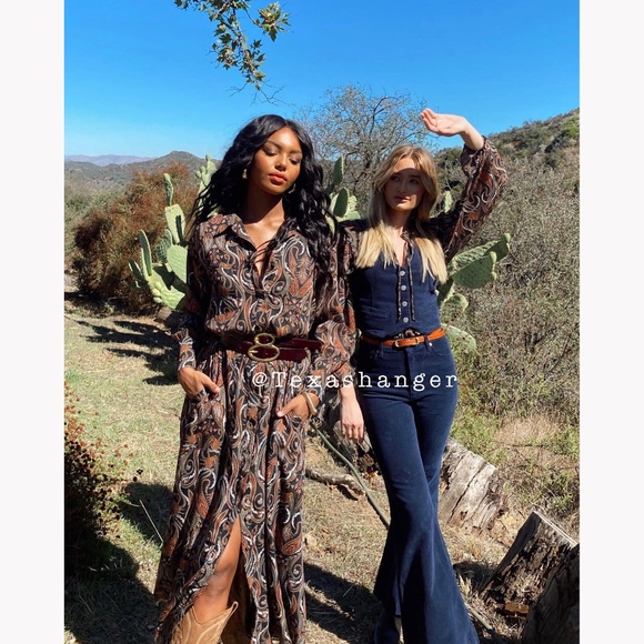 NWT MISA LA Ines Dress S Small Spartina Paisley - Picture 8 of 12